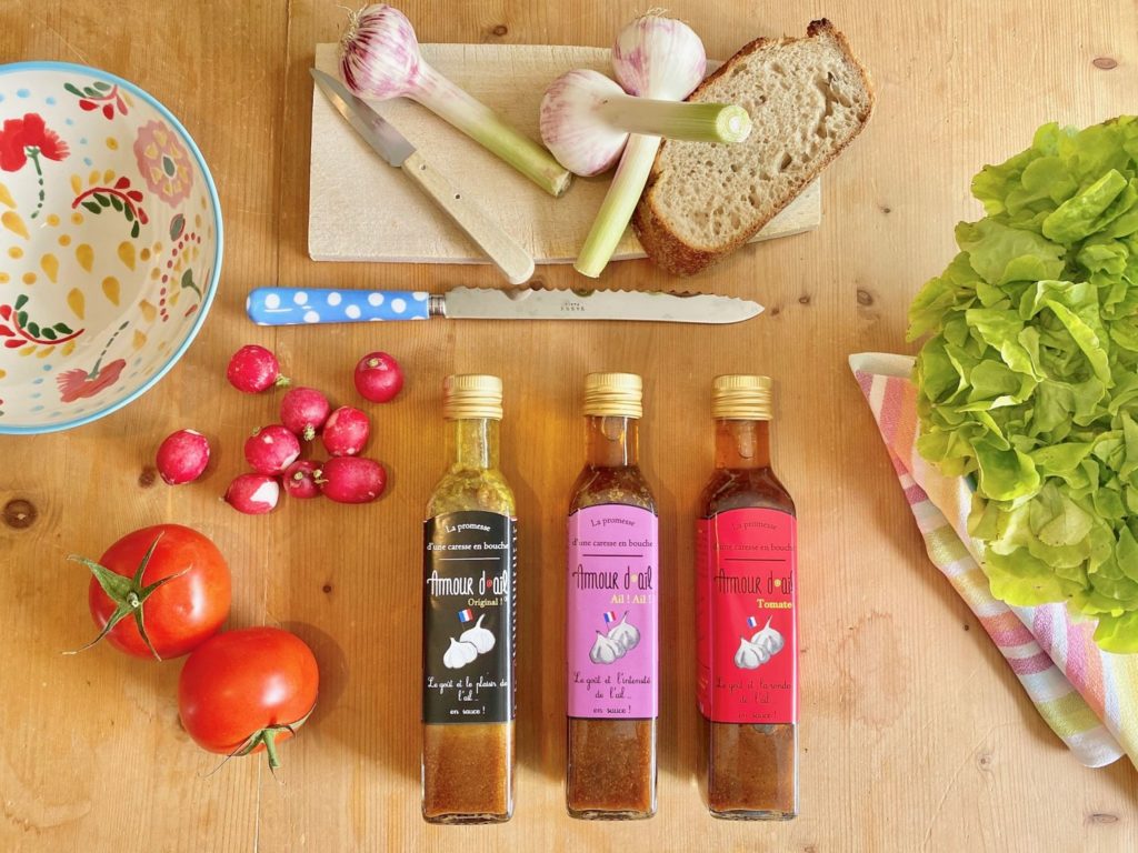 Amour d'ail sauce vinaigrette France